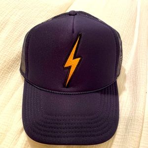 NWT- Navy bolt aviator nation trucker hat